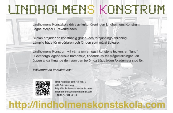 Lindholmens Konstrum ett singelt vykort till oss alla HT 2014