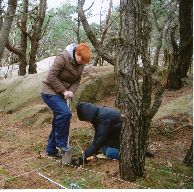 Nina, Birgitta gräver